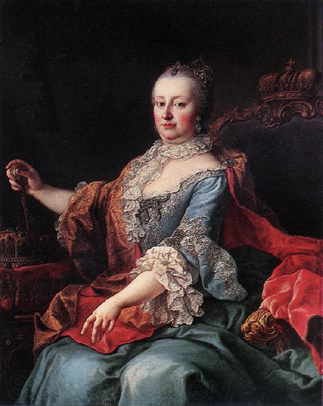 MEYTENS, Martin van Queen Maria Theresia ag Spain oil painting art